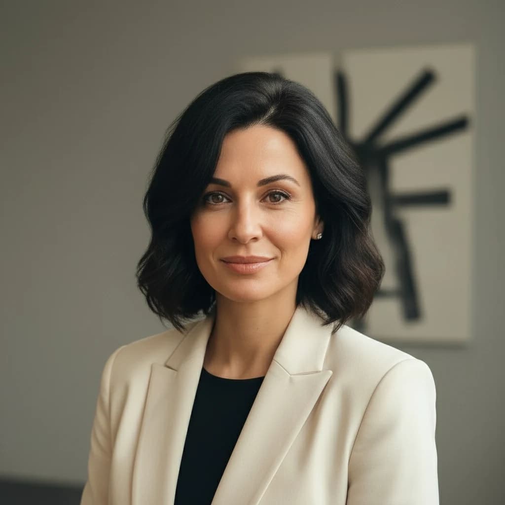 AI-generated professional headshot, Startup founder style