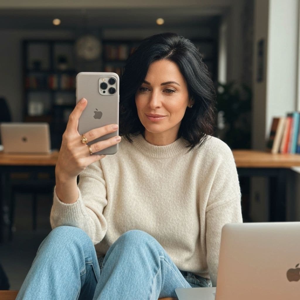 Original selfie before the AI transformation